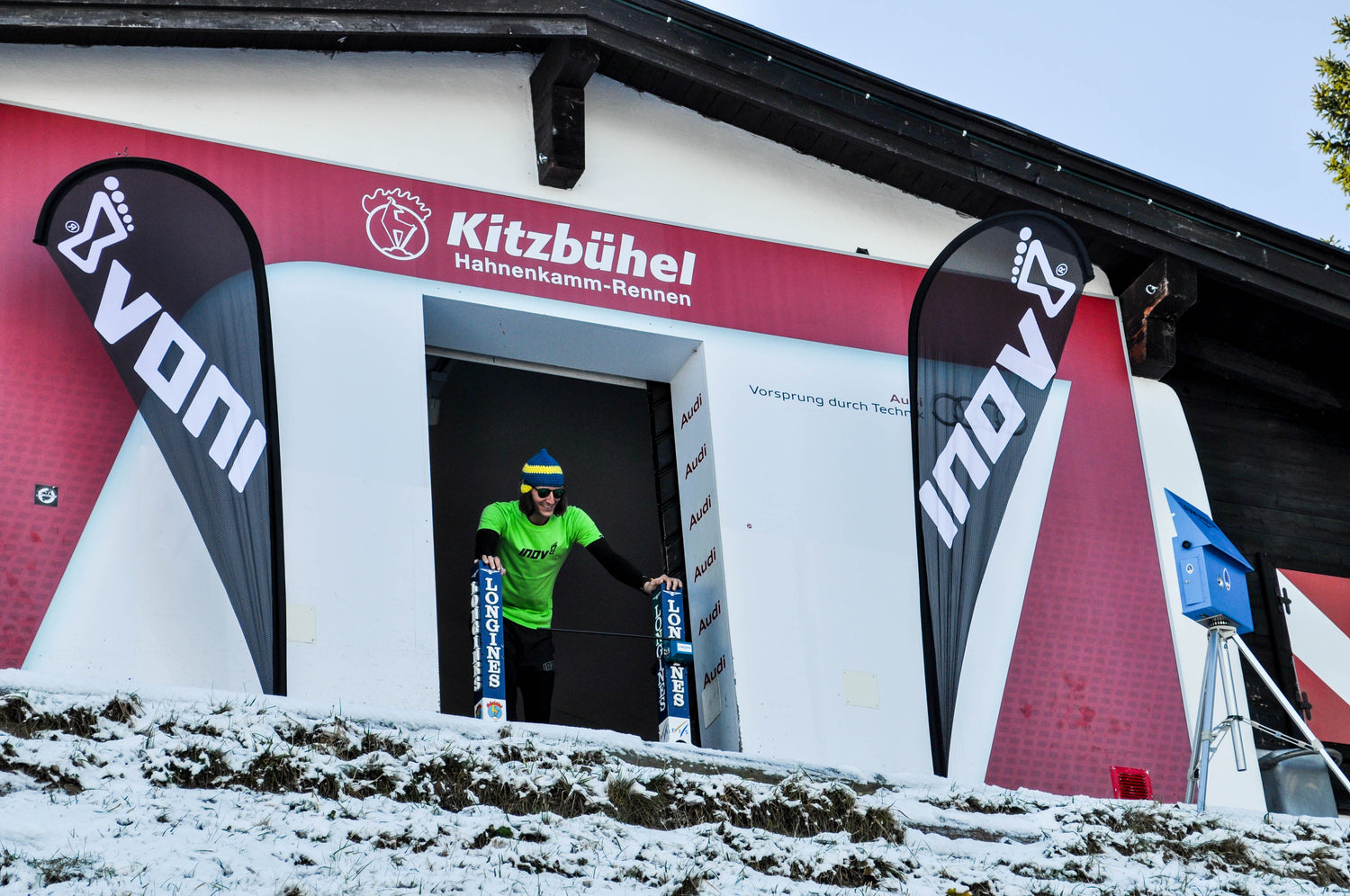 Inov-8 Launches Downhill Race on World's Toughest Ski Slope!
