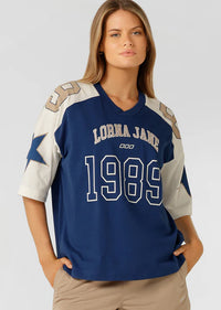 Lorna Jane Retro Track T-shirt - Multi