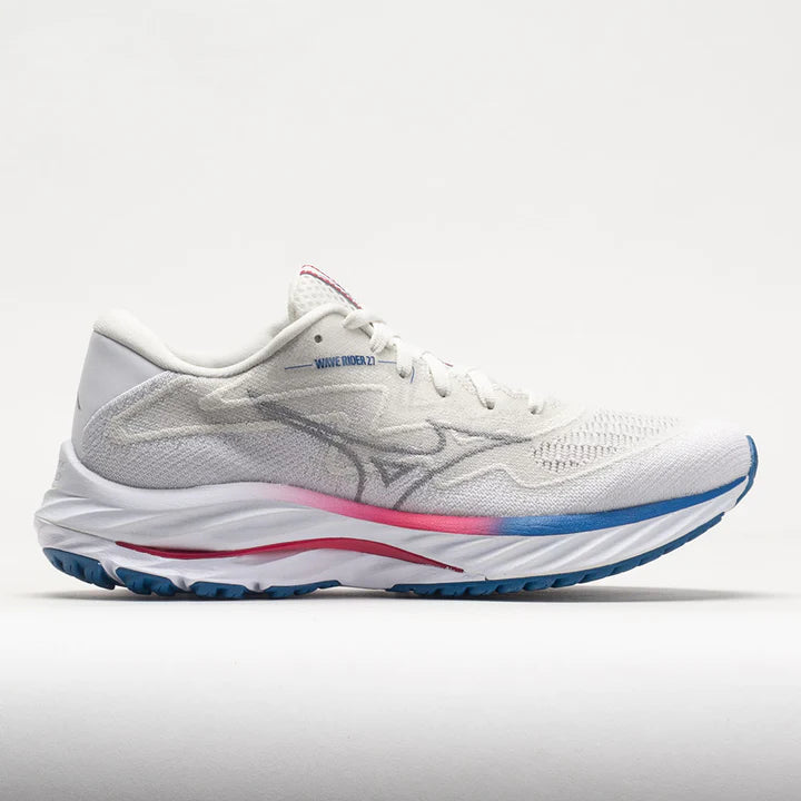 Mizuno Women's Wave Rider 27 - White/Ultimate Gray/Papyrus
