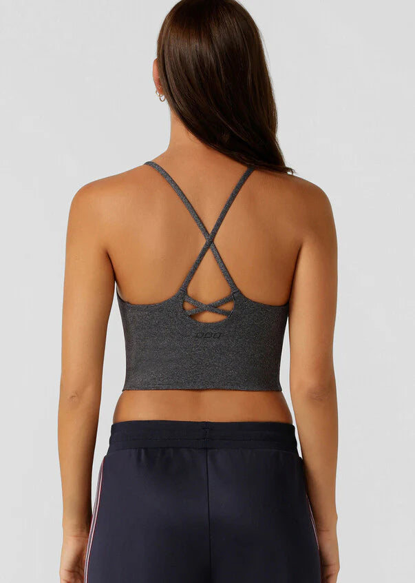 Lorna Jane Campus Classic Bra Tank Combo Midnight Marl Key Power Sports Singapore