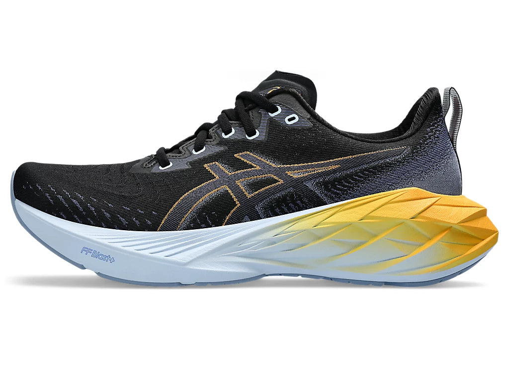 Asics Men s NOVABLAST 4 Black Thunder Blue Key Power Sports Singapore