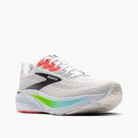 Brooks Men's Ghost 17 (2E112) - White/Pink Clay/Gecko