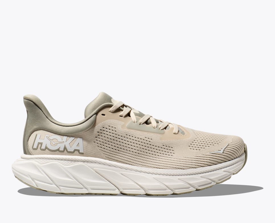 HOKA Men's Arahi 7 Wide - Oat Milk/Barley