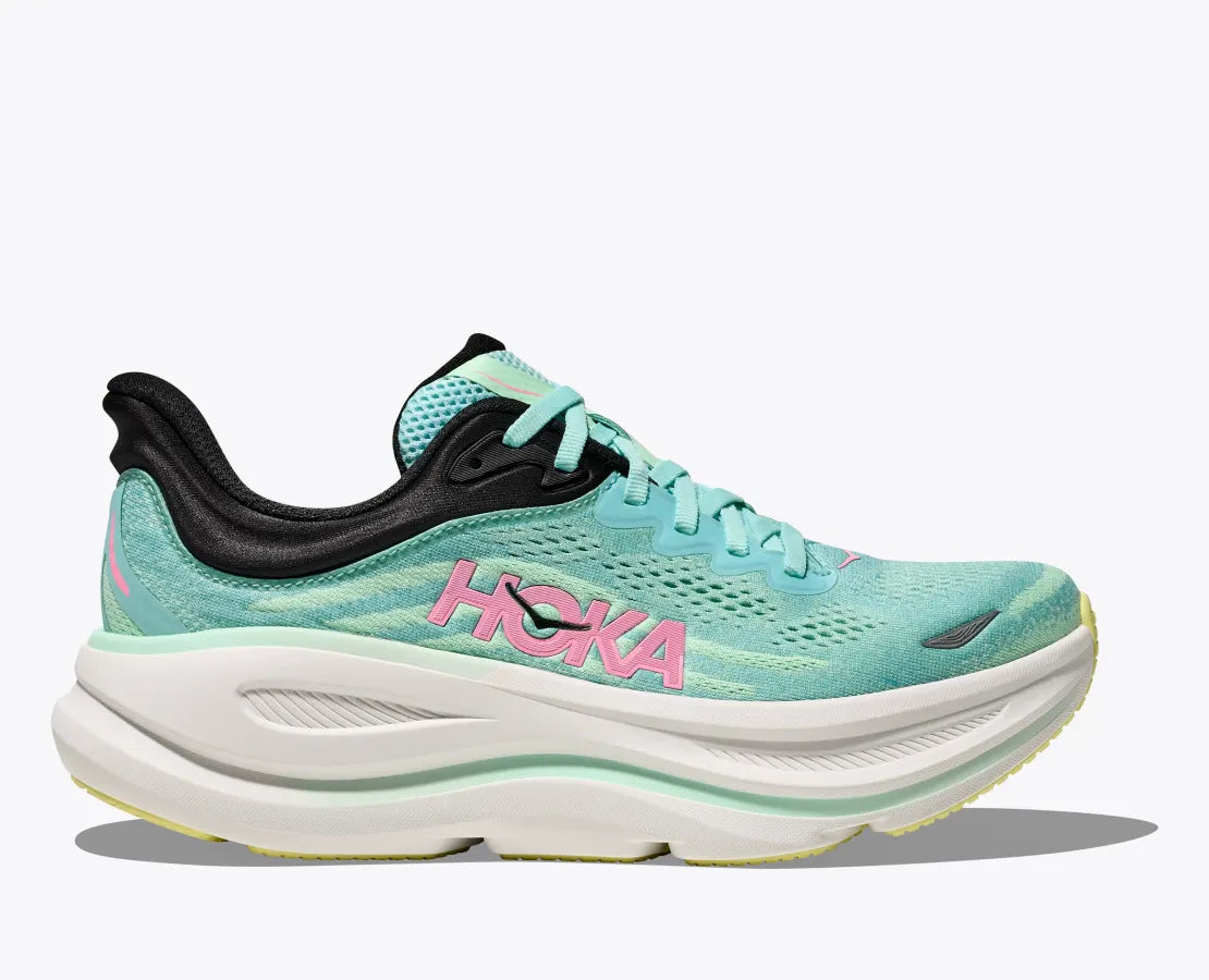 HOKA Women's Bondi 9 - Blue Spark/Mint Fluorite – Key Power Sports