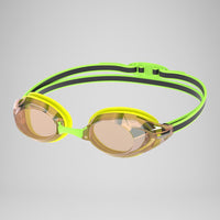 Speedo Unisex's Vanquisher 3.0 Mirrored - Hyper Yellow/Grey/Ablaze Mirror
