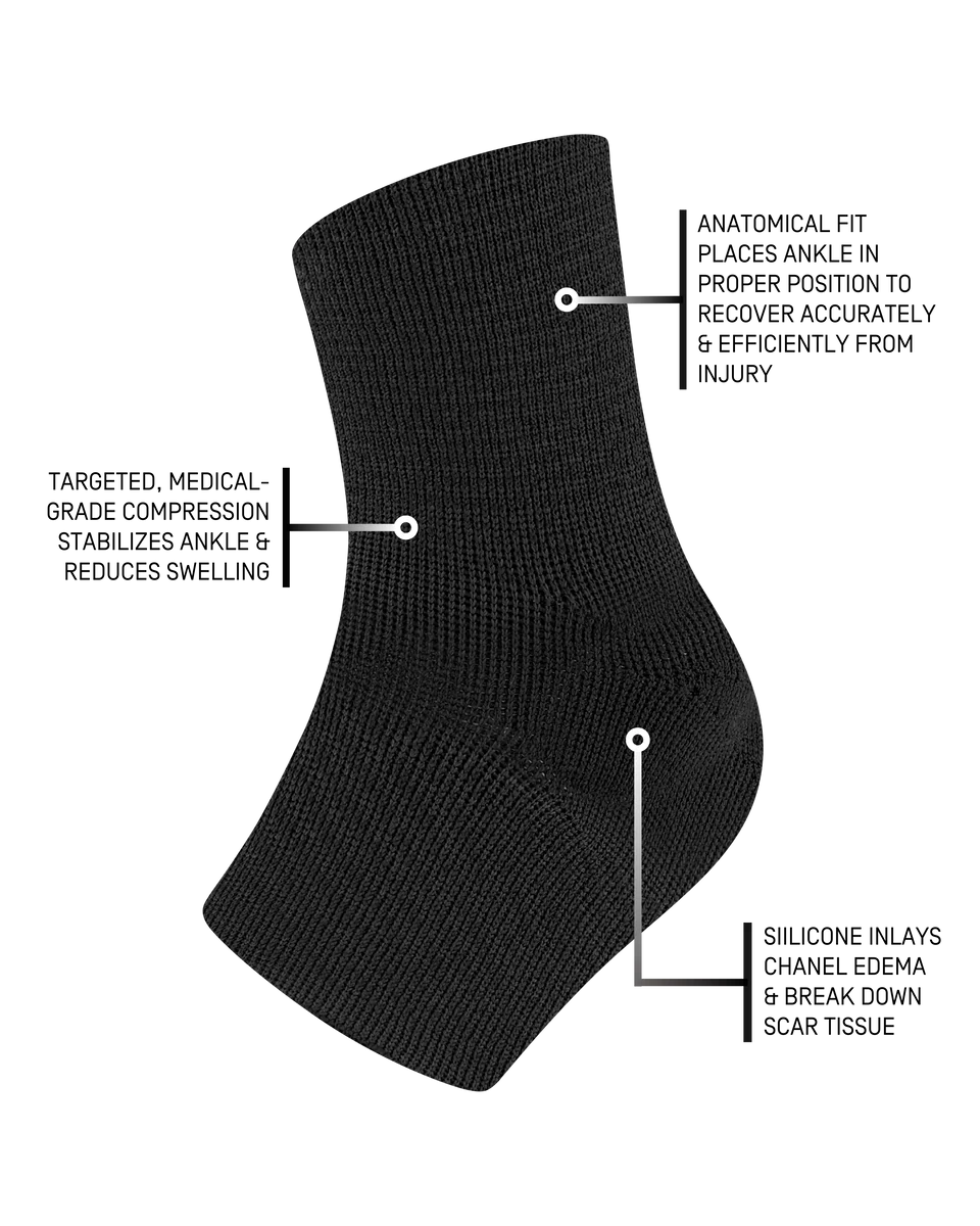 CEP Unisex's Max Support Ankle Sleeve - Black