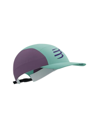 Compressport Unisex's 5 Panel Light Cap - Shell Blue/Grape