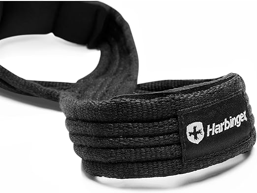 Harbinger Figure 8 Padded Lifting Straps - Black