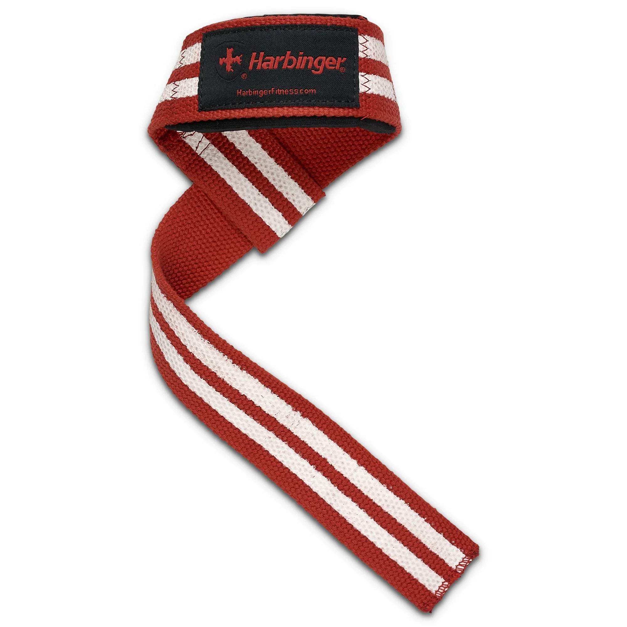 Harbinger Unisex's Padded Cotton Lifting Straps - Flag