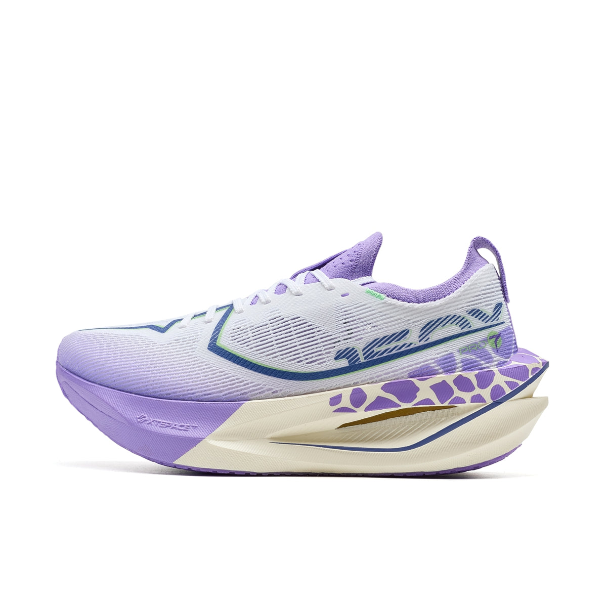 Xtep Women's 160X 7.0 PRO - Classic White/Secret Purple