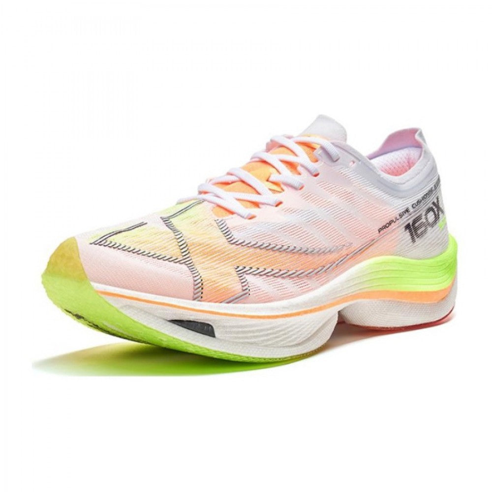 Xtep Men's 160X 5.0 - New White/Ghost Green/Fluorescent Soft Orange