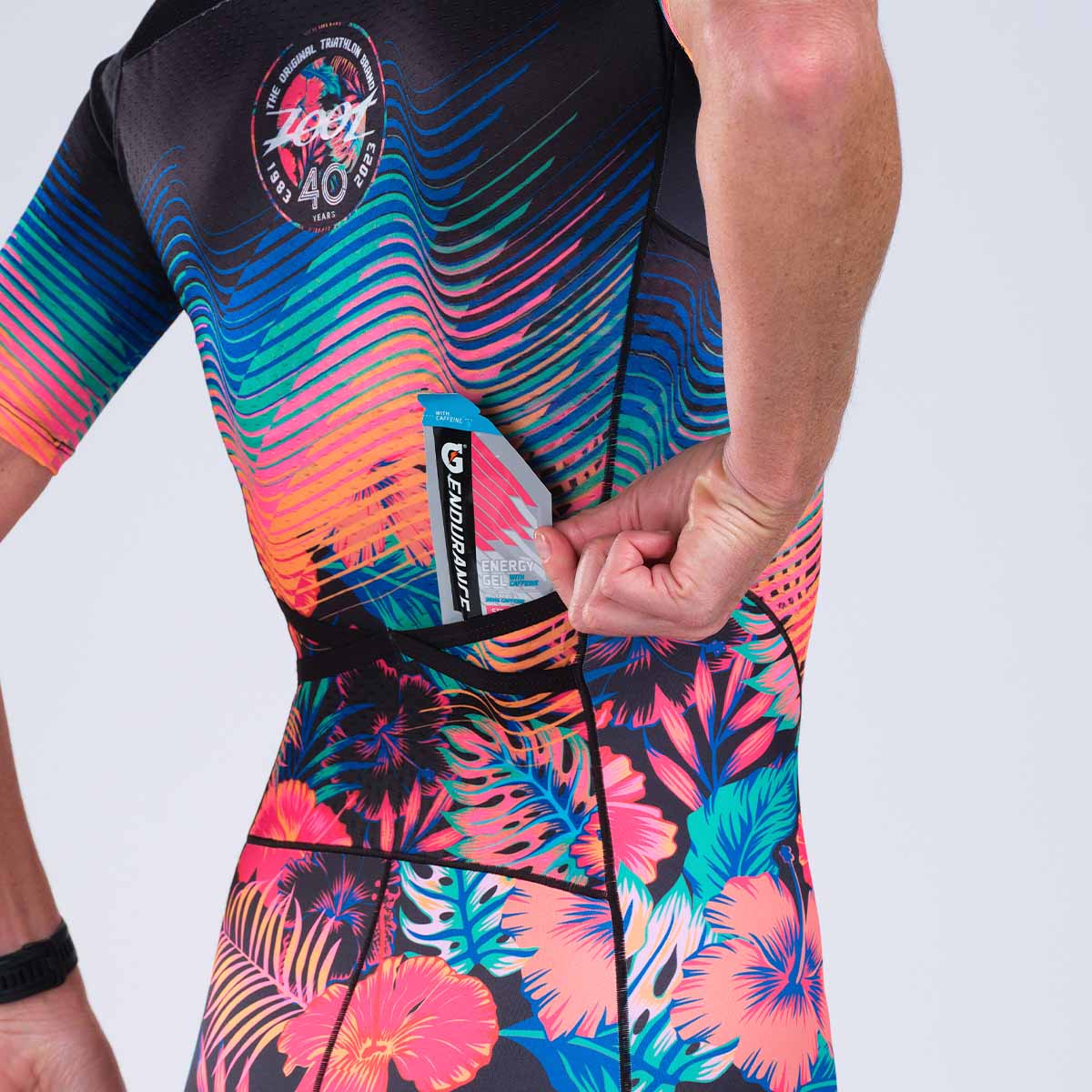 ZOOT Women's LTD Tri AERO FZ Racesuit - 40 YEARS