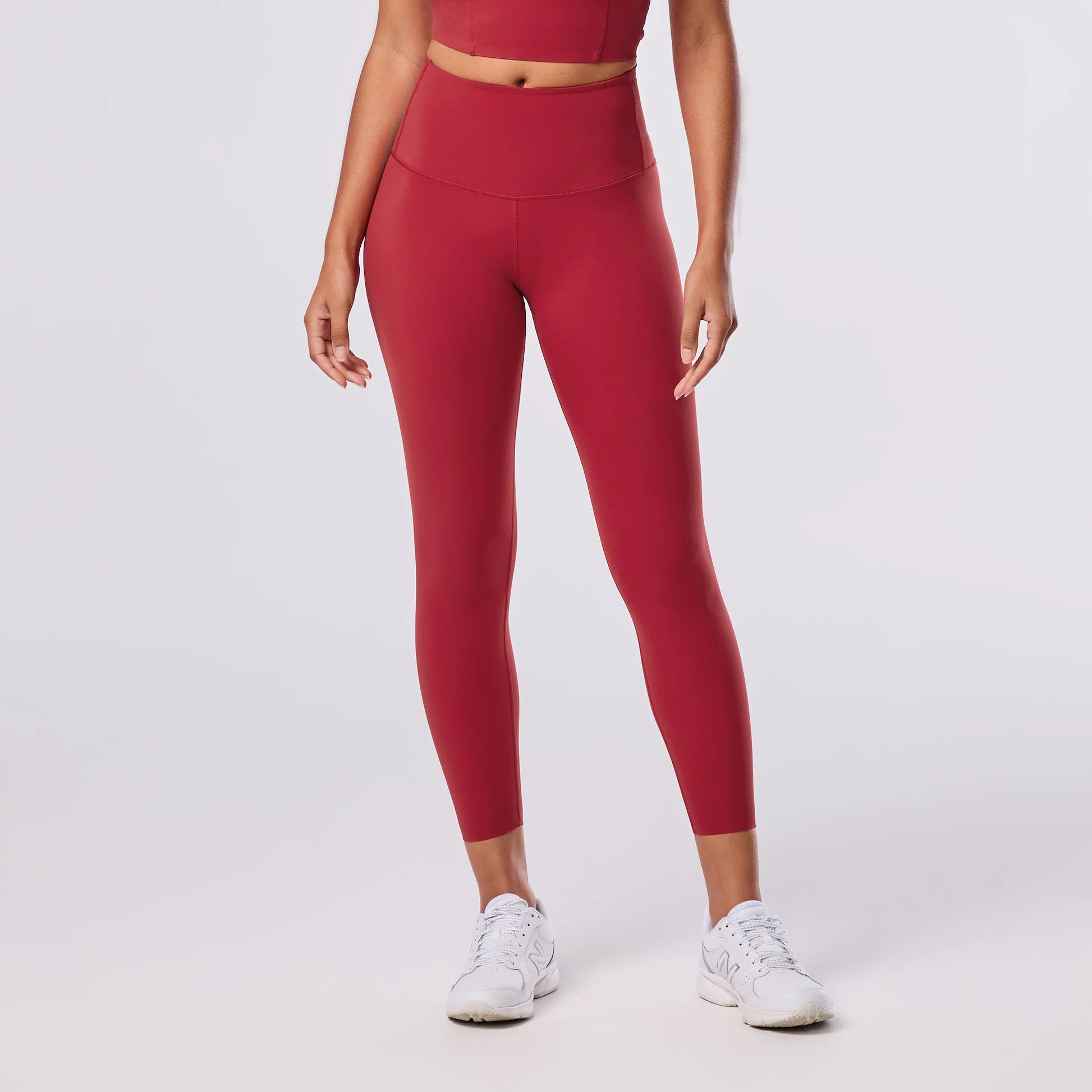 TAVI High Waisted 7/8 Tight - Ruby