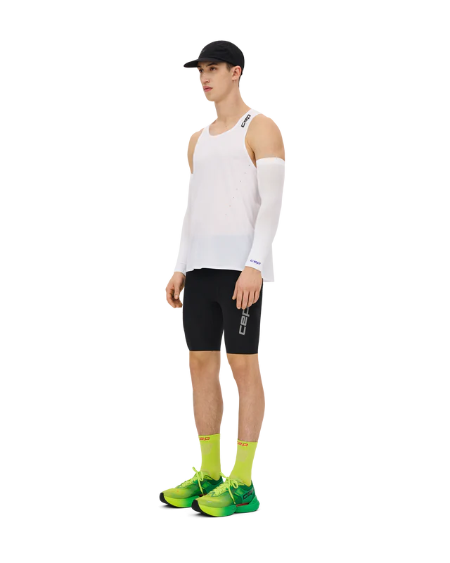 CEP Unisex's Run Ultralight Long Arm Sleeves - White