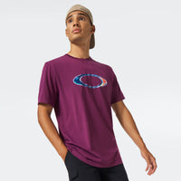Oakley Men's Marble Ellipse Tee - Dark Purple