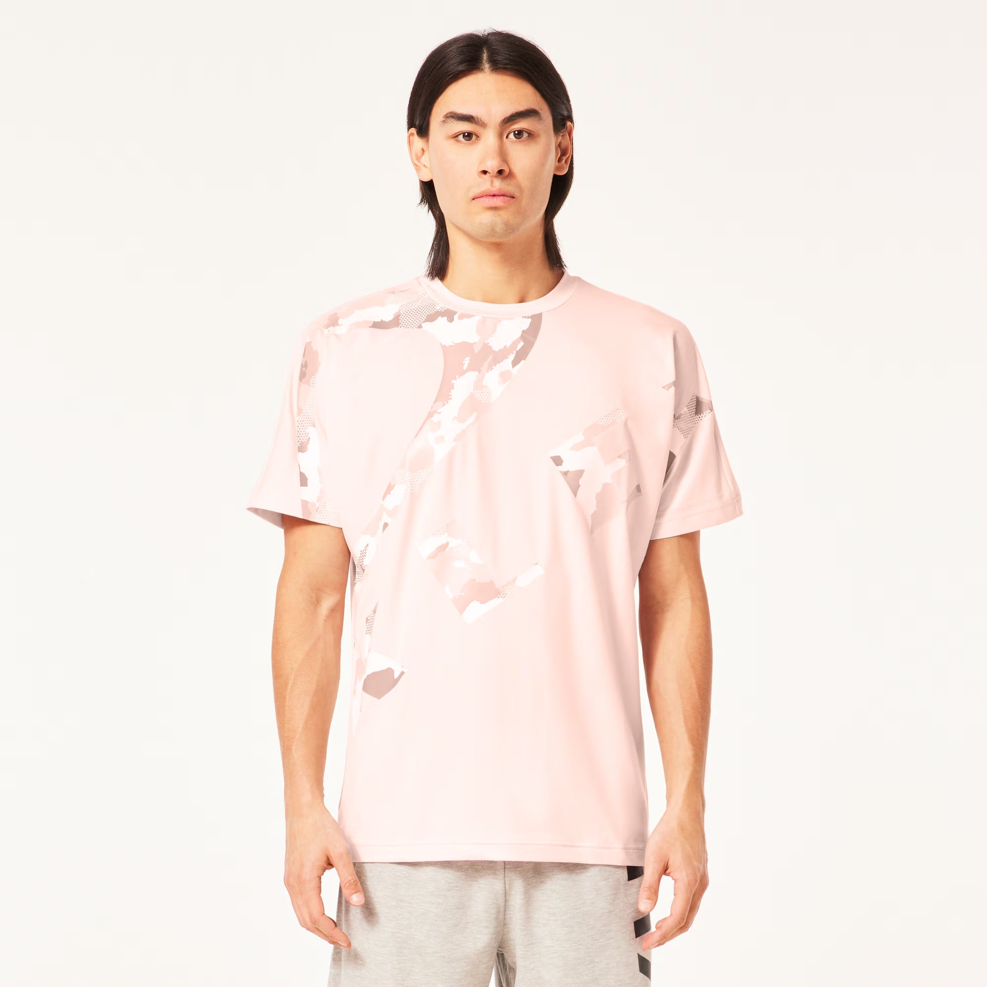 Oakley Enhance QDEVO SS Tee Bold 3.0 - Pink Dust