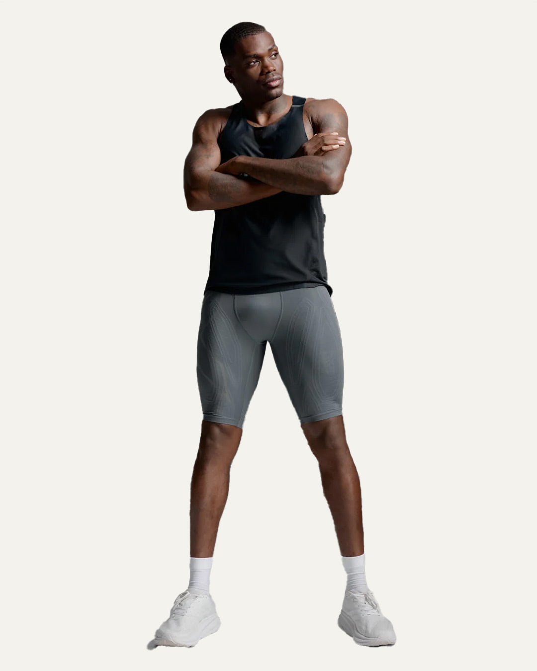 2XU Men's Light Speed Compression Shorts - Turbulence/Black Reflective