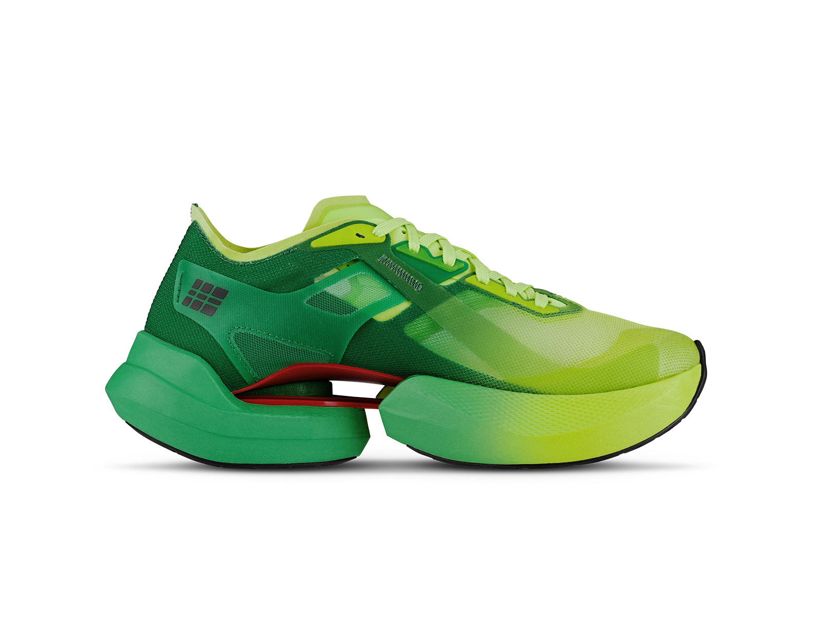 CEP Men's Pro Run Omnispeed Bowtech - Green/Lime Fade