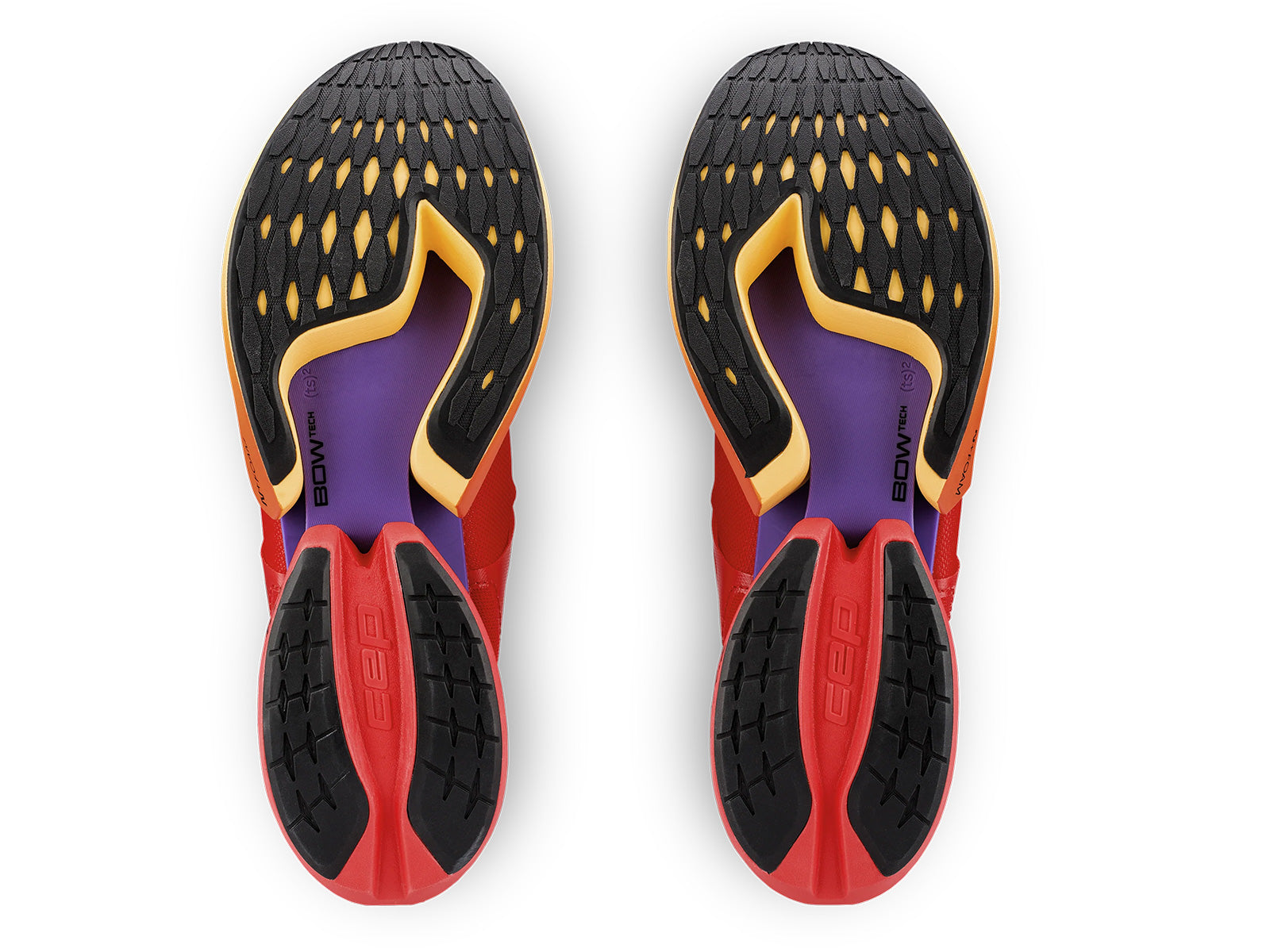 CEP Men's Pro Run Omnispeed Bowtech - Red/Marigold
