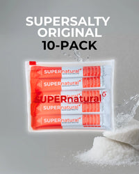 SUPERnatural+ SUPERsalty Electrolyte 71g - 10 Packs Original