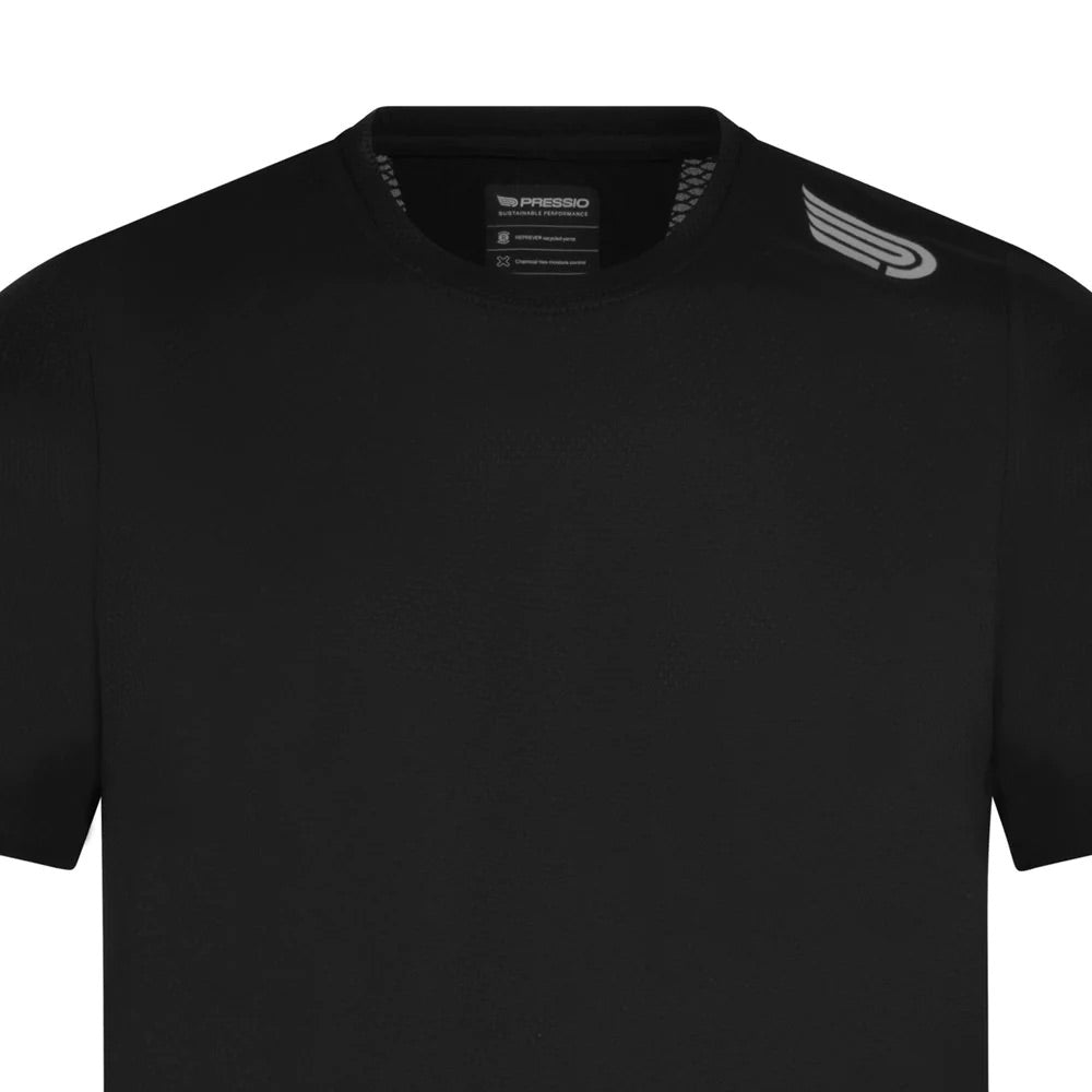 Pressio Men's Elite S/S Top - BLK/SLV