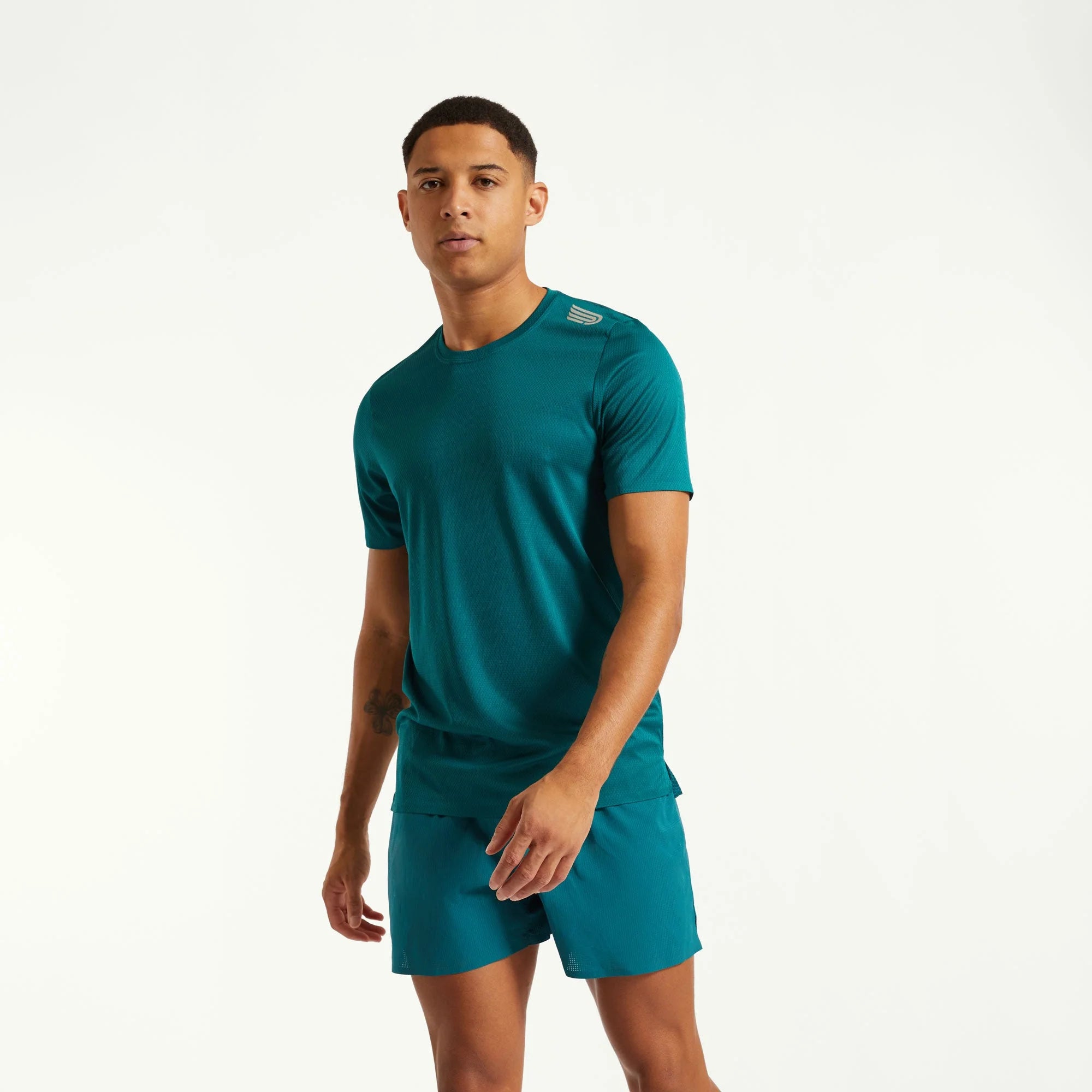 Pressio Men’s Run Elite Short Sleeve Top - SPR/SLV