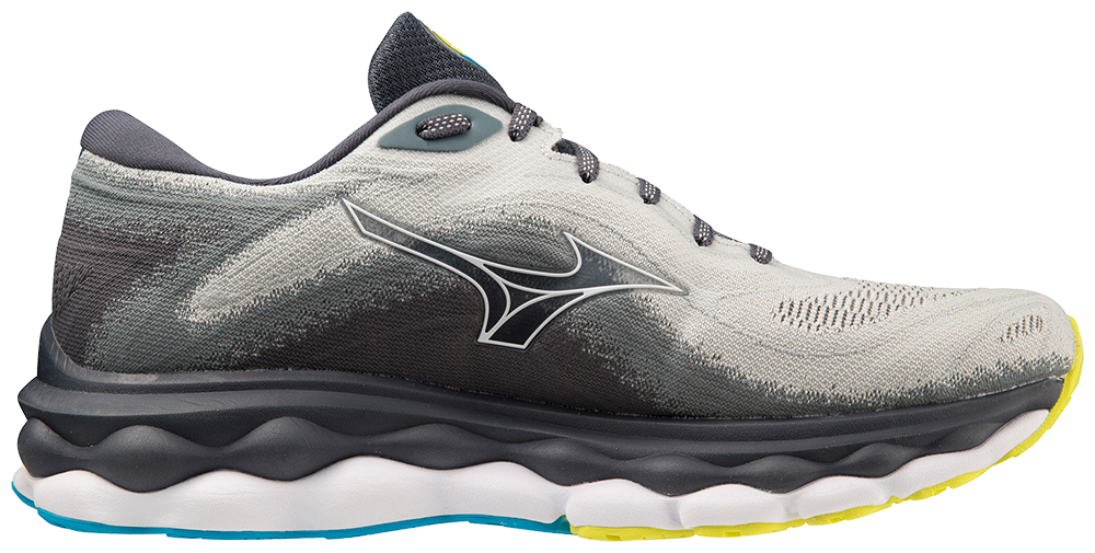 Mizuno Men's Wave Sky 7 - Pearl Blue/White/Bolt 2 (Neon)
