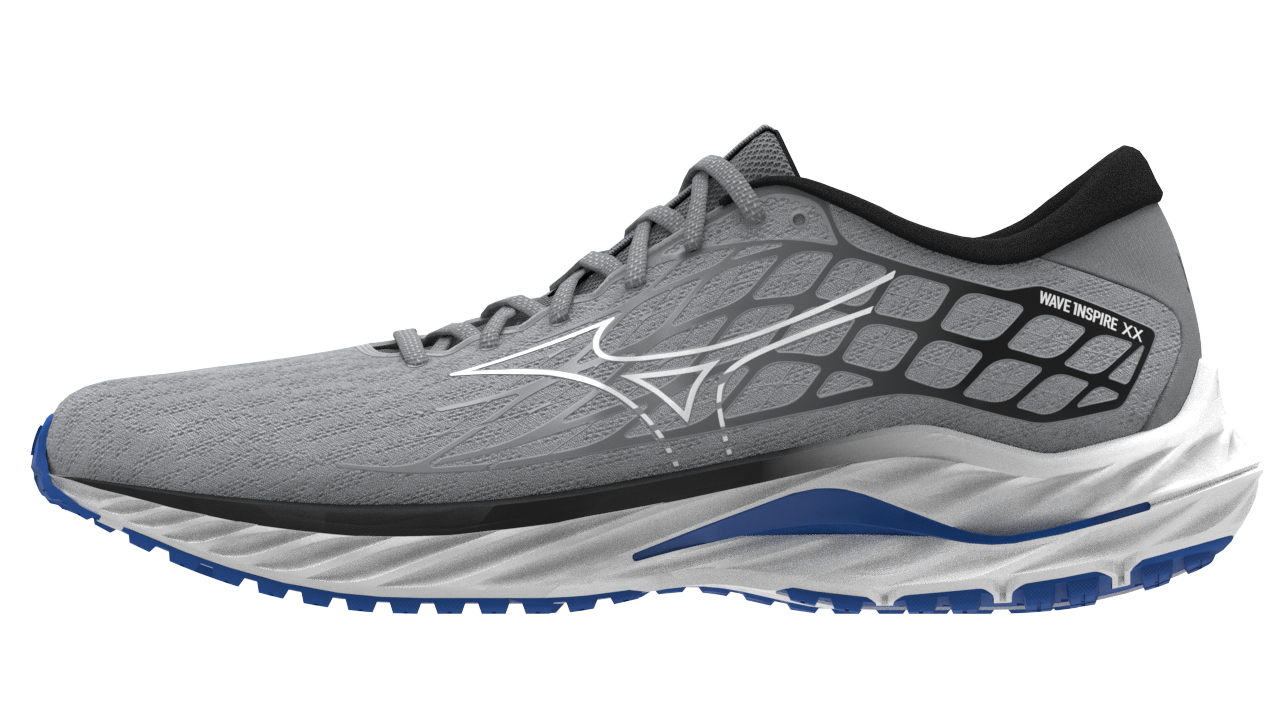 Mizuno Men's Wave Inspire 20 2E - Harbor Mist/White/Federal Blue