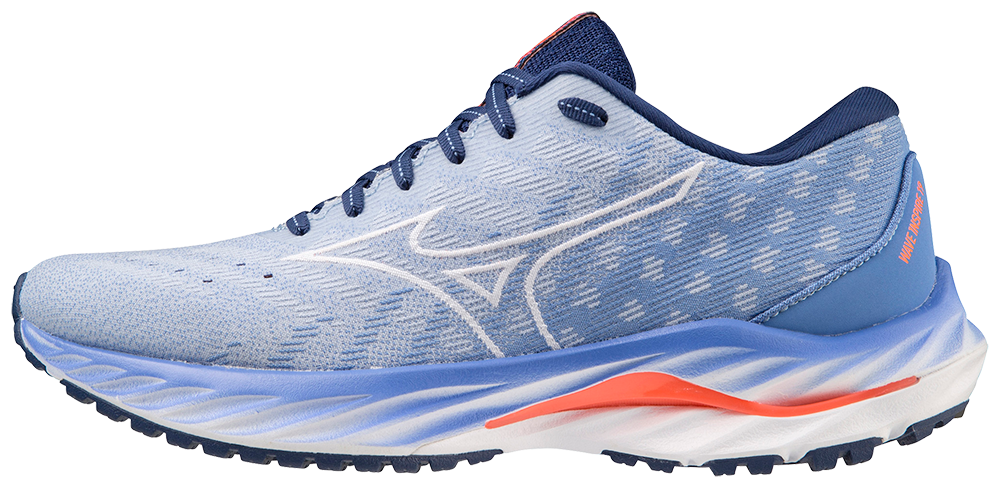 White mizuno sales running shoes