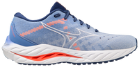 Mizuno Women's Wave Inspire 19 SSW - Blue Henon/White/Neon Flame