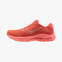 Mizuno Men's Wave Rider 27 - Dubarry/White/Cranberry