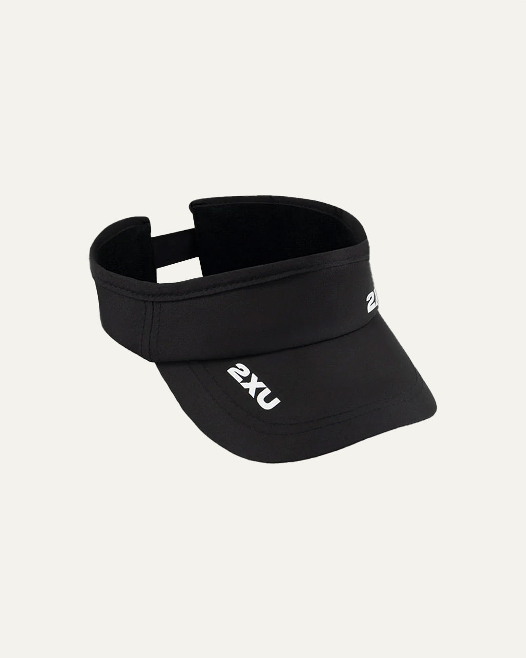 2XU Unisex's Run Visor - Black/Black
