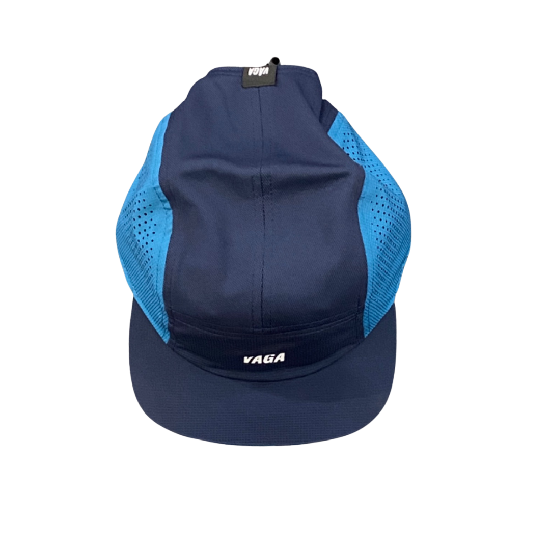 VAGA Feather Racing Cap - Teal/Navy Blue