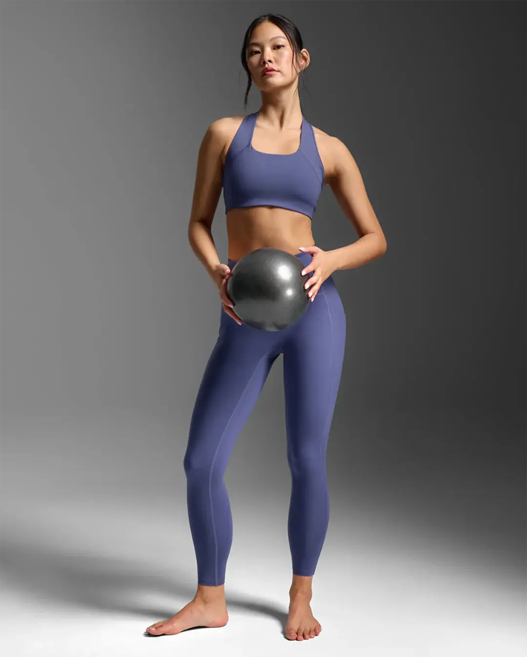 2XU Women's Form Racerback Medium Impact Bra - Future Dusk/Future Dusk