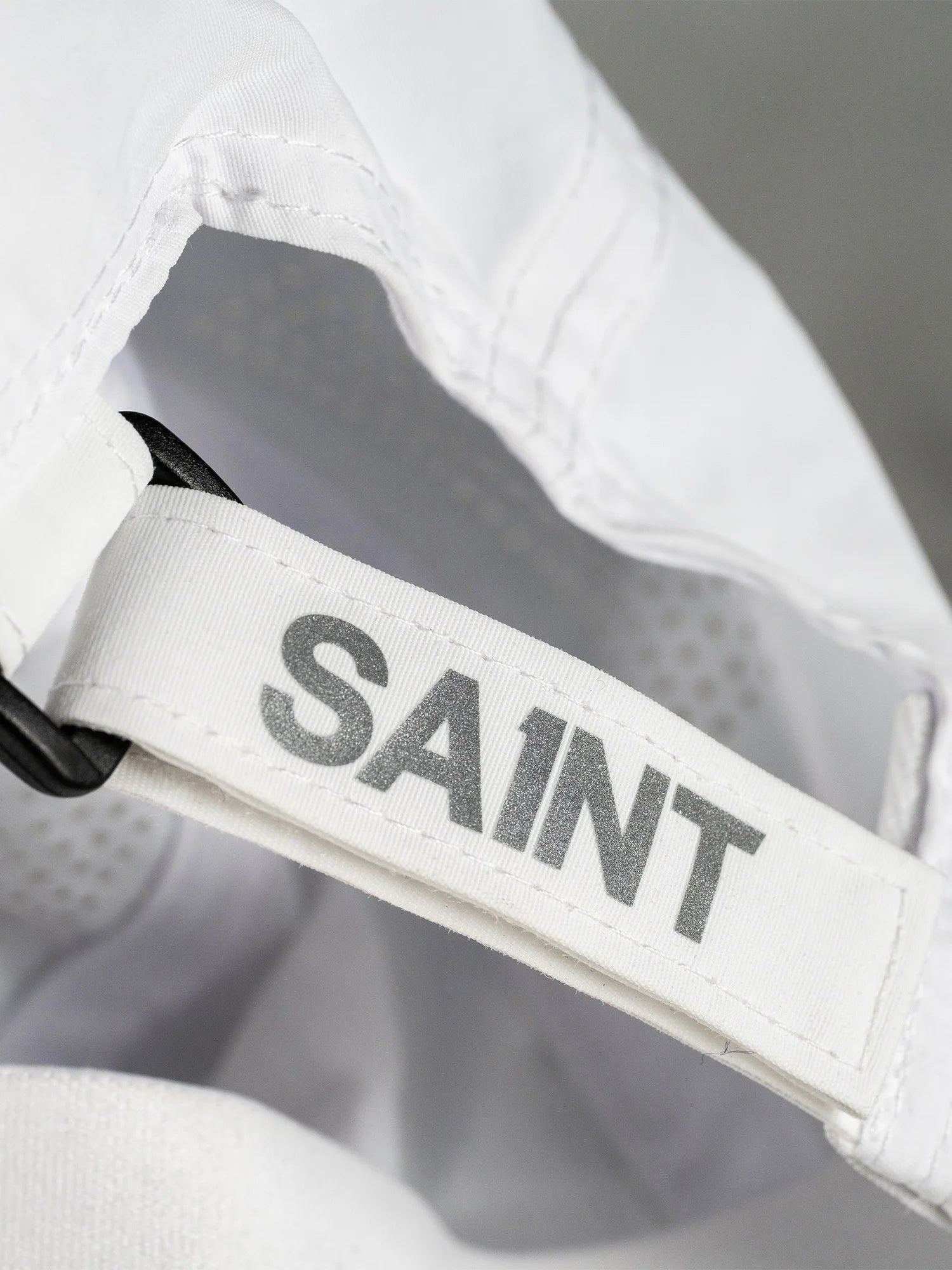 Saint Unisex's Run Cap - White