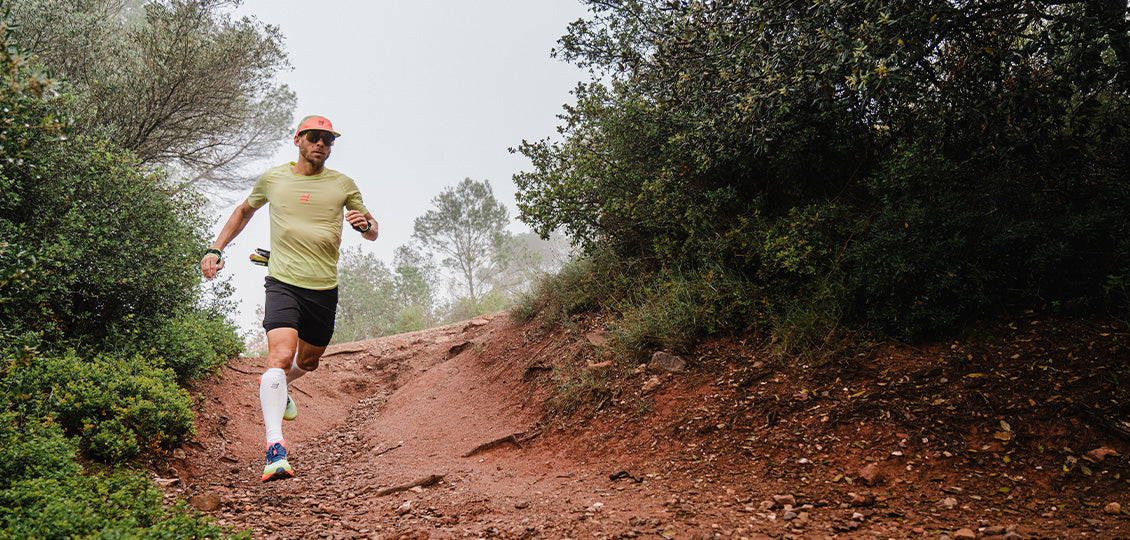 Compressport Men's Trail Racing SS Tshirt - Shadow Lime