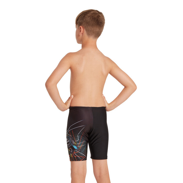 ZOGGS Boy's Mid Jammer - Shark Break Print
