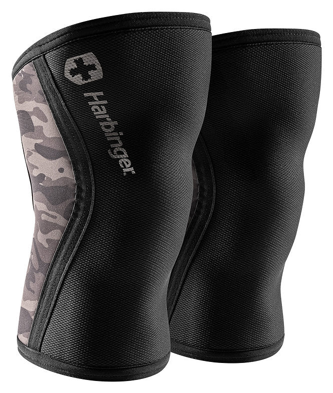 Harbinger Pro Knee Sleeve 7mm - Grayscale