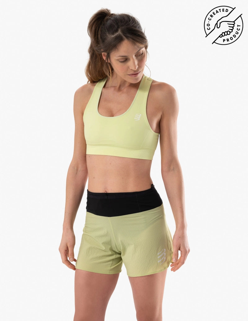 Compressport Women's FeelFree Seamless Bra - Shadow Lime