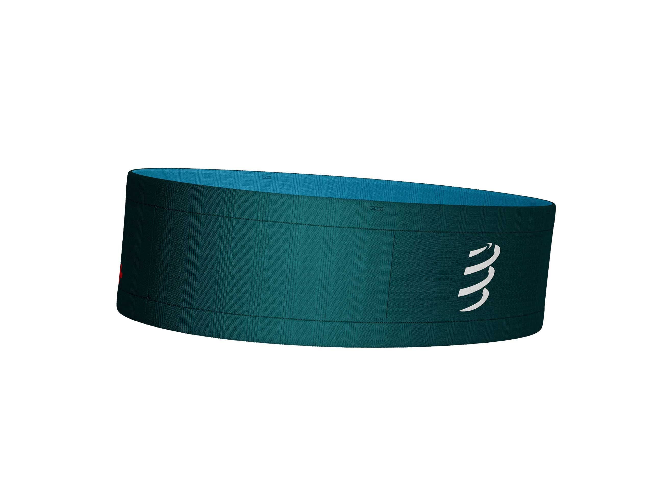COMPRESSPORT Unisex's Free Belt - Shaded Spruce/Hawaiian Ocean