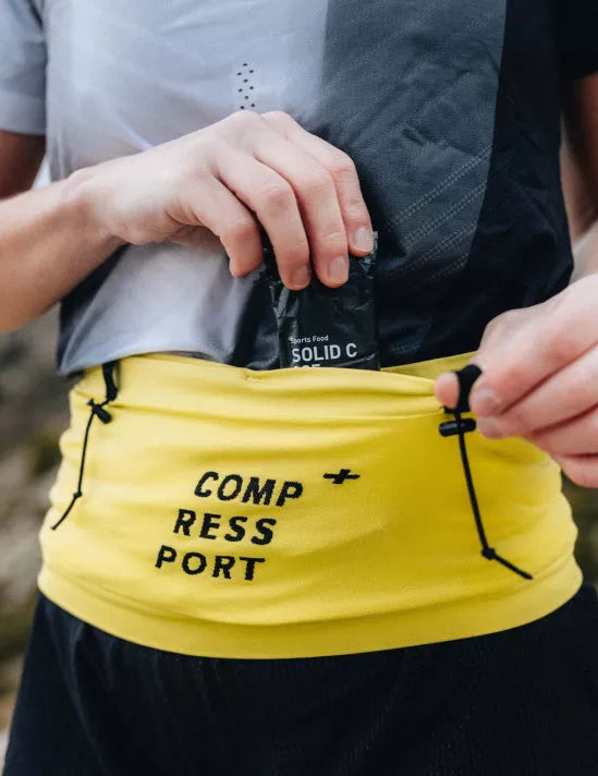 Compressport Unisex's Free Belt Pro - Green Sheen