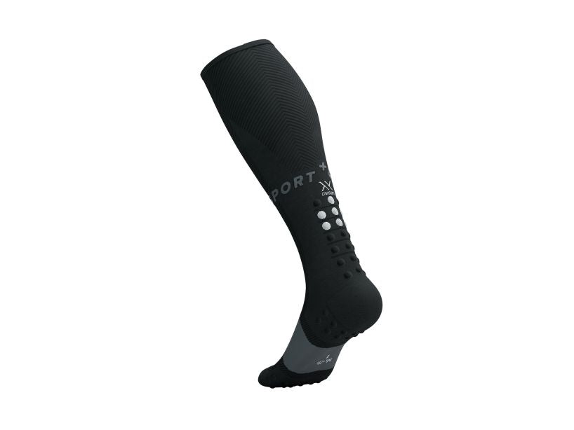 COMPRESSPORT Unisex's Full Socks Race Oxygen - BLACK