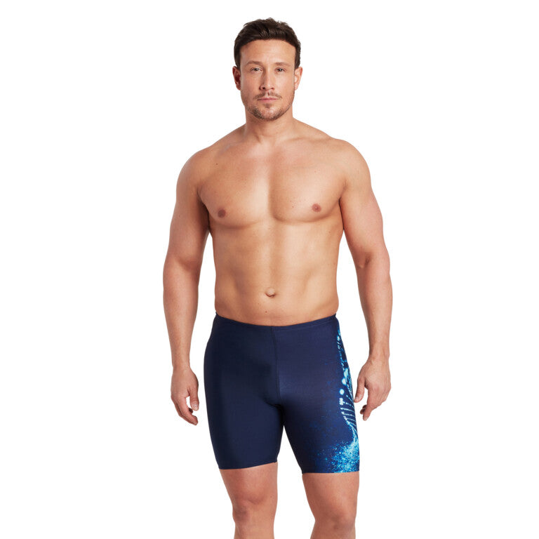 ZOGGS Men's Mid Jammer - Helix Print