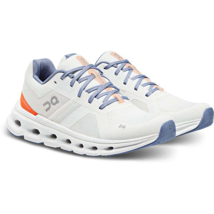ON Women's CloudRunner Wide -Undyed-White/Flame – Key Power Sports
