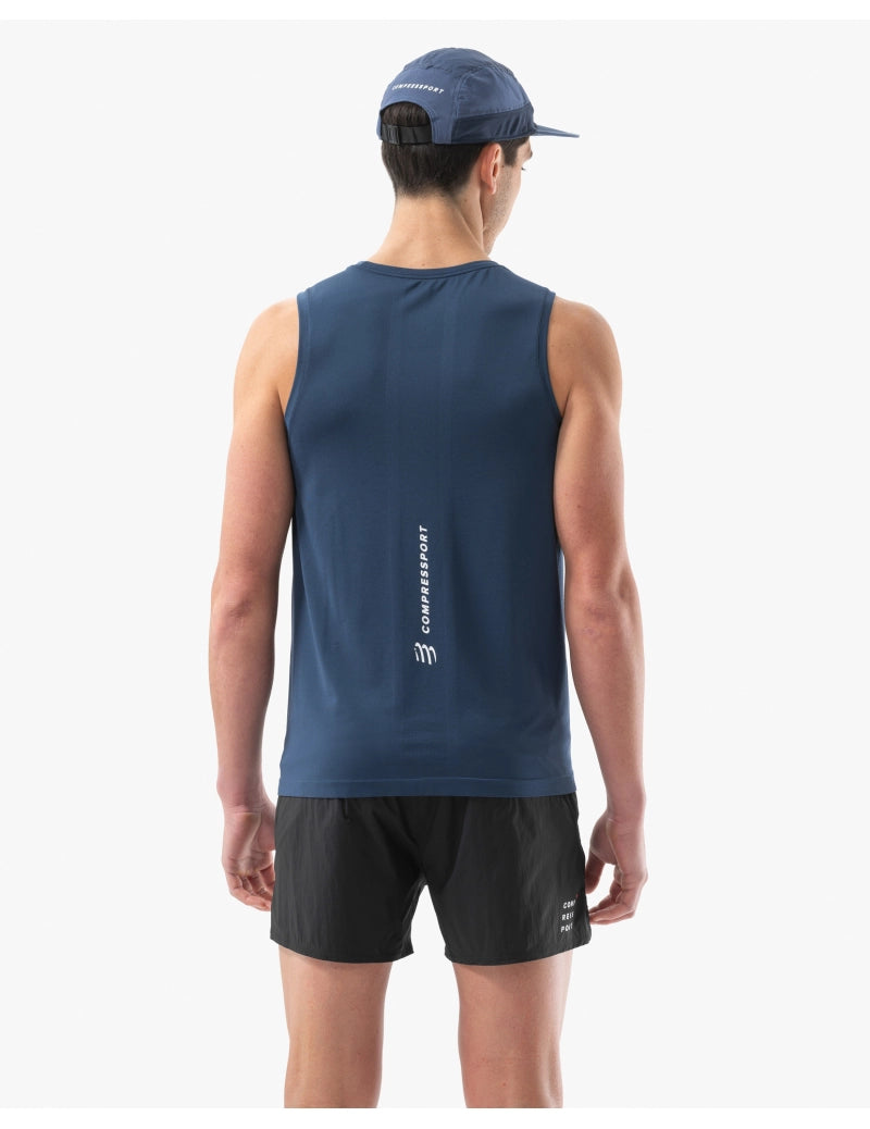 Compressport Men's Performance Singlet - Blues