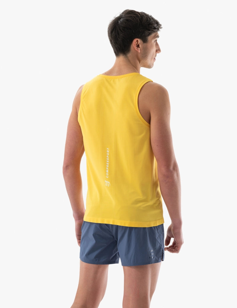 Compressport Men's Performance Singlet - Maize