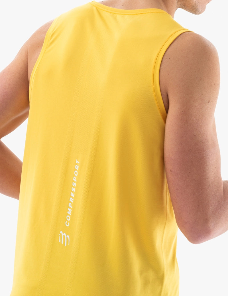 Compressport Men's Performance Singlet - Maize
