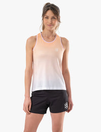 Compressport Women's Performance Singlet - Buff Orange