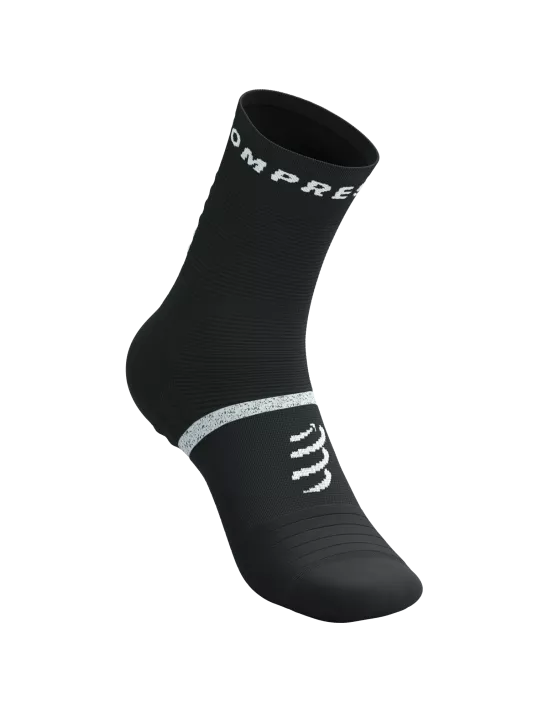 Compressport Unisex's Pro Marathon Sock v2.0 - Black/White
