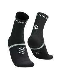 Compressport Unisex's Pro Marathon Sock v2.0 - Black/White